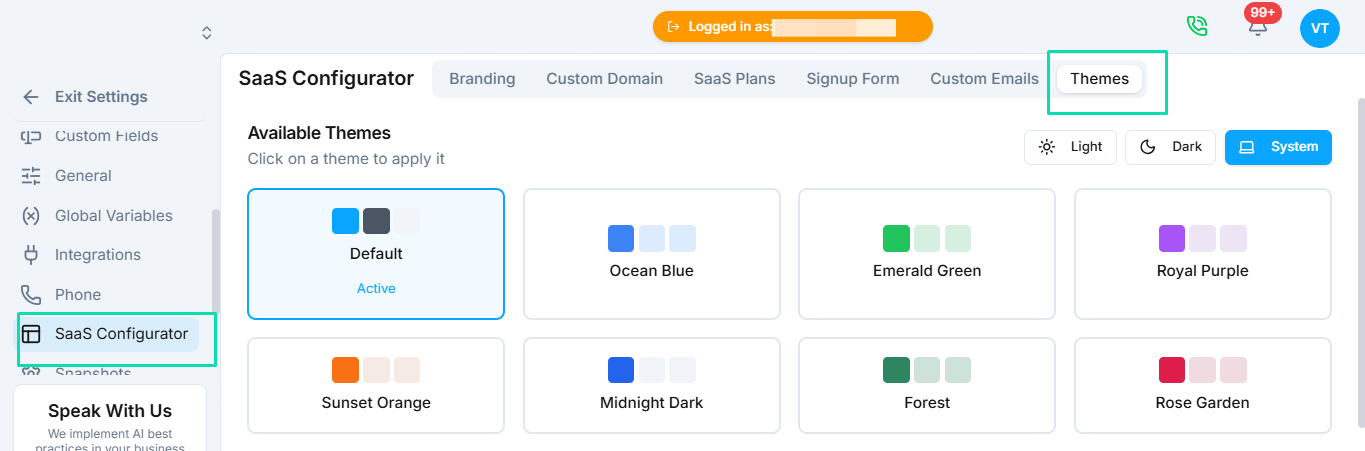 Themes and Appearance
